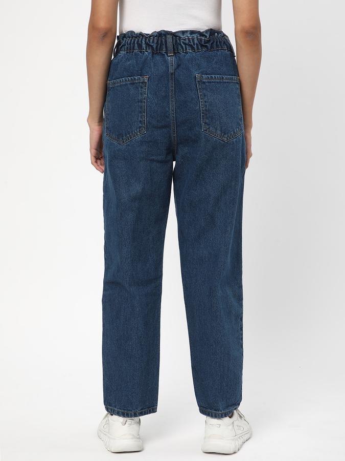 Women Mid-Wash Relaxed Fit Jeans  image number 2