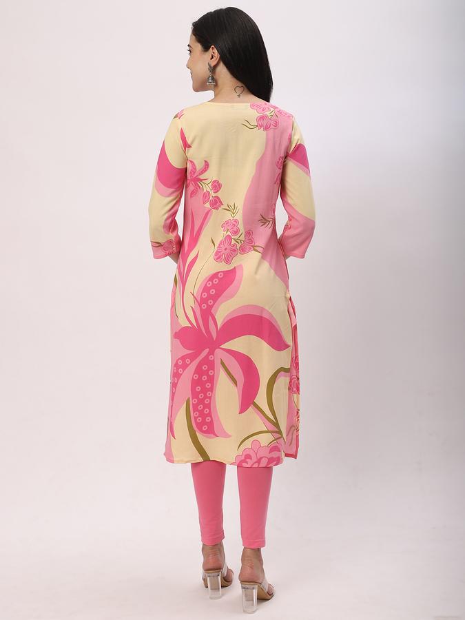 Women Printed A-line Kurta image number 2