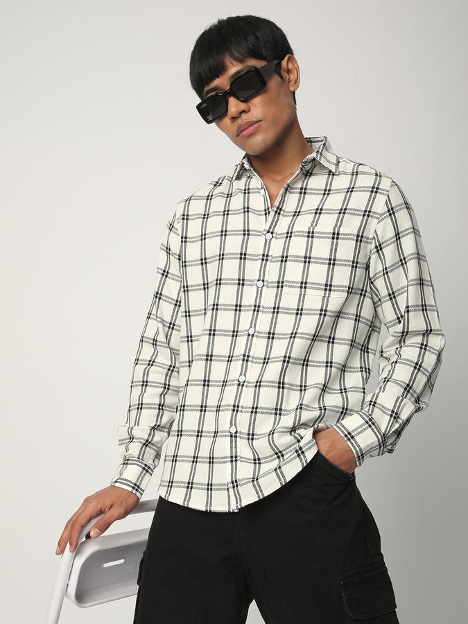 Men Checkered Casual Shirt image number 0