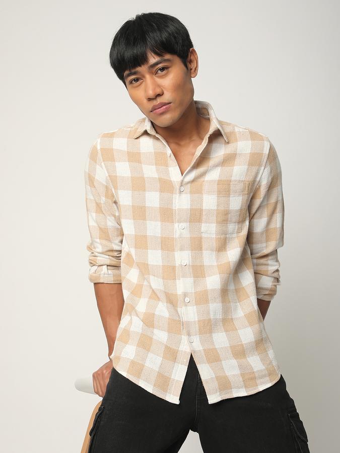 Men Checkered Casual Shirt