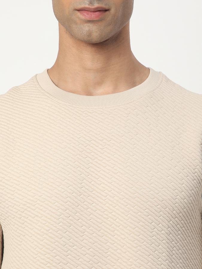 Full Sleeve Solid Men Sweatshirt image number 3