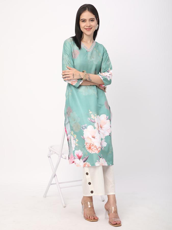 Women Printed A-line Kurta image number 1