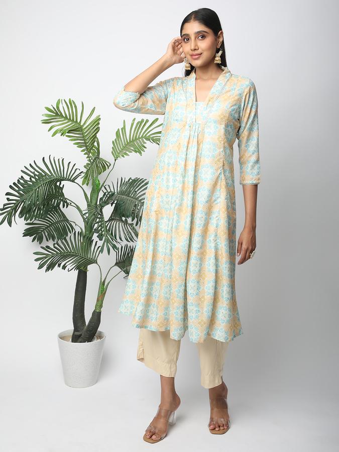 Women Printed A-line Kurta  image number 1