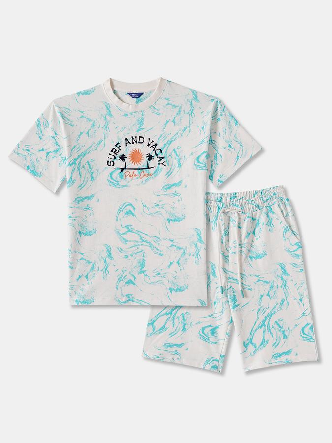 R&B BOYS SHORT SLEEVE Embroidered Co-ord sets R&B BOYS SHORT SLEEVE Embroidered Co-ord sets