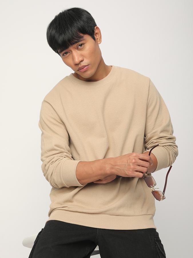 Full Sleeve Solid Men Sweatshirt