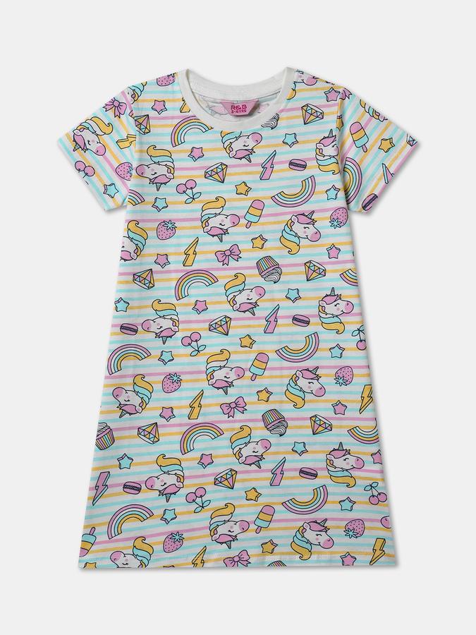 Kids Nightwear Girls Printed Cotton