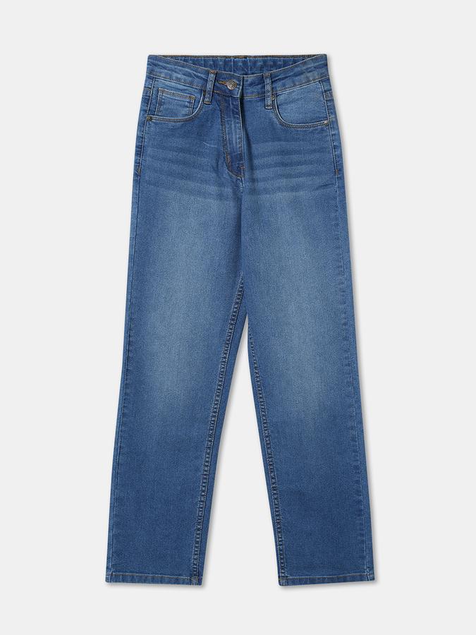 Girls Solid Jeans