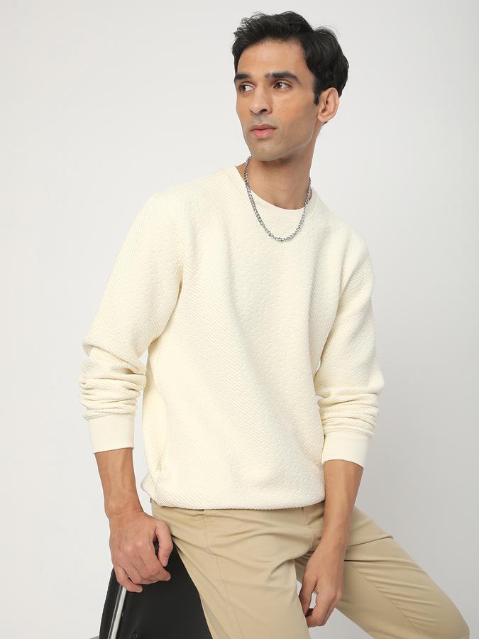 Full Sleeve Solid Men Sweatshirt