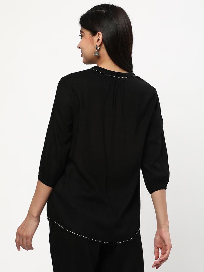 Women Mandarin Collar Tunic image number 2