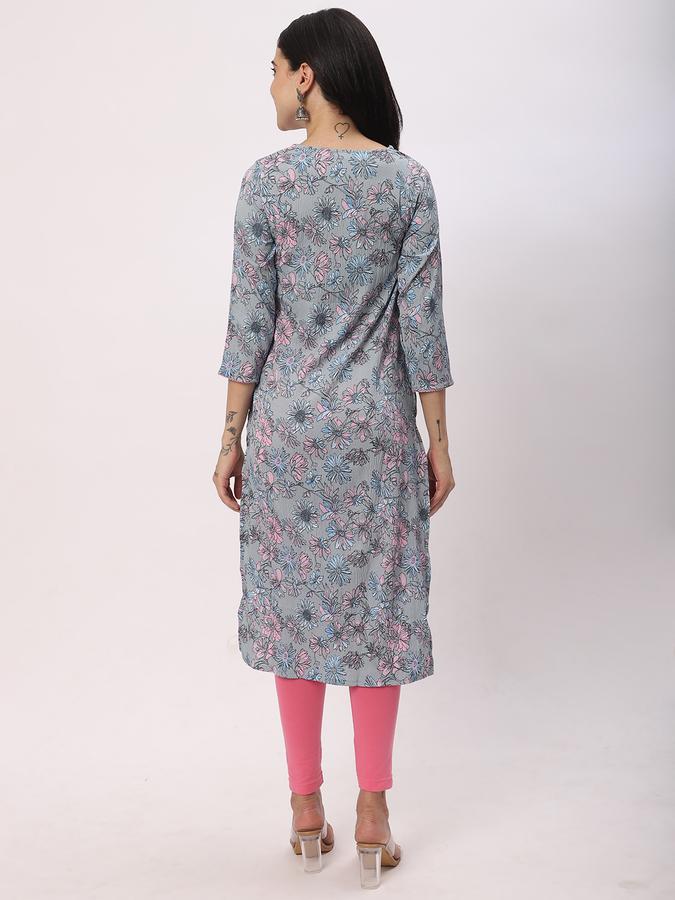 Women Printed A-line Kurta image number 2