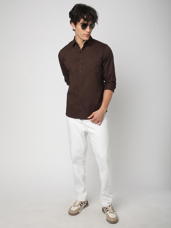 Men Solid Casual Shirt image number 1