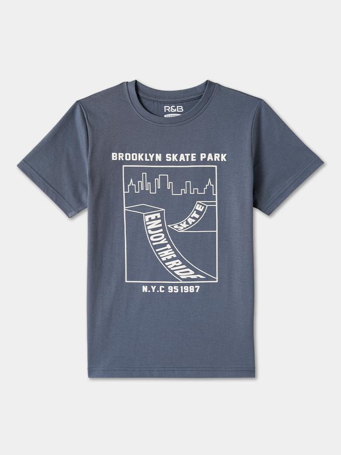 R&B BOYS PRINTED REGULAR GRAPHIC TEE R&B BOYS PRINTED REGULAR GRAPHIC TEE