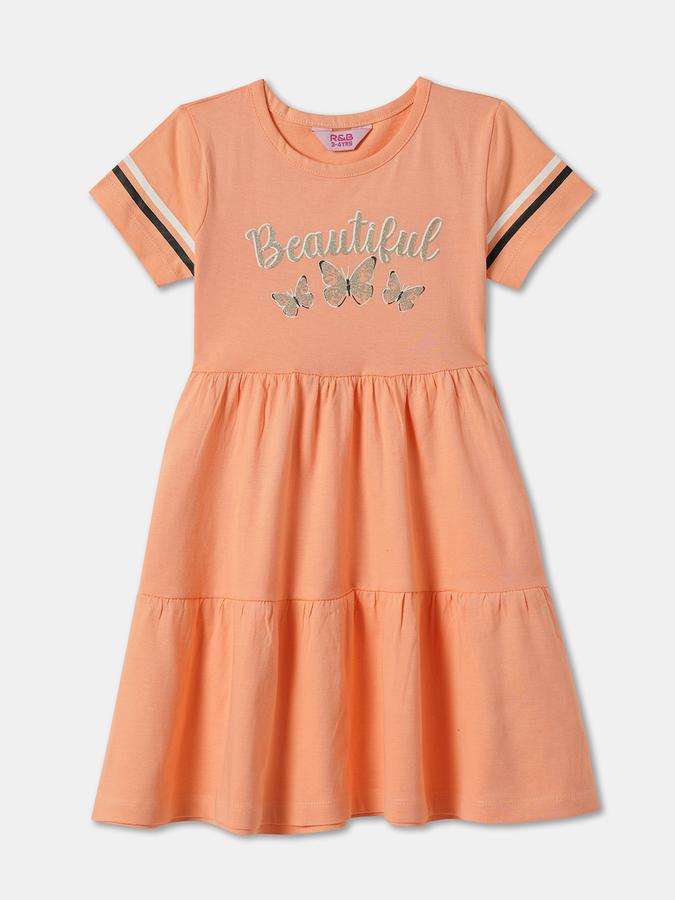 Girls Midi/Knee Length Casual Dress 