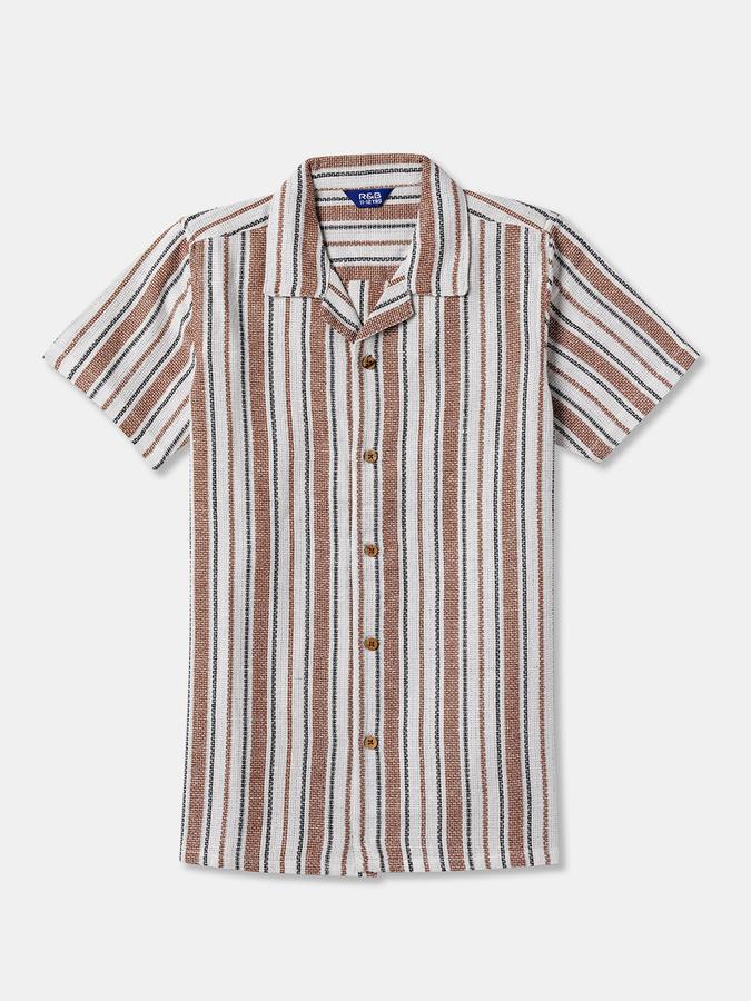 Boys Striped Casual Shirt