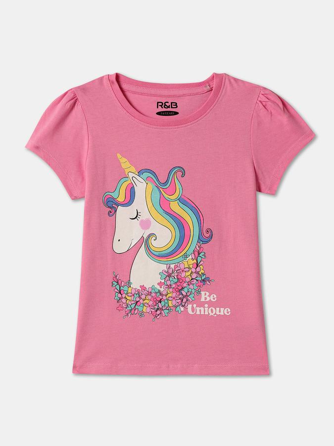 Girls solid T-shirt