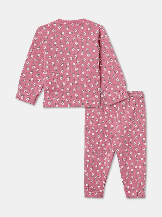 Baby Girls Casual Sweatshirt Track Pants  image number 1