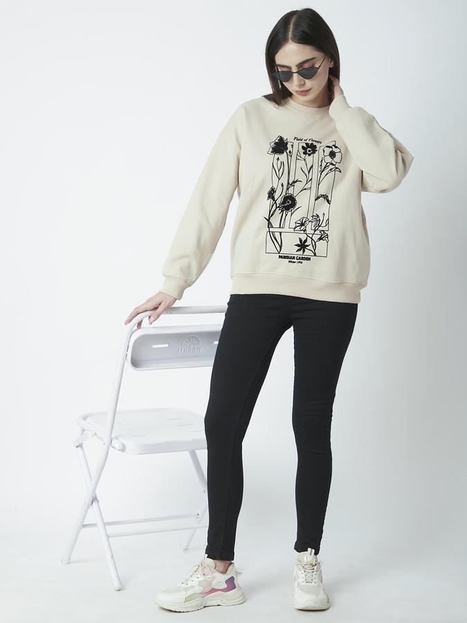 Full Sleeve Graphic Print Women Sweatshirt image number 1