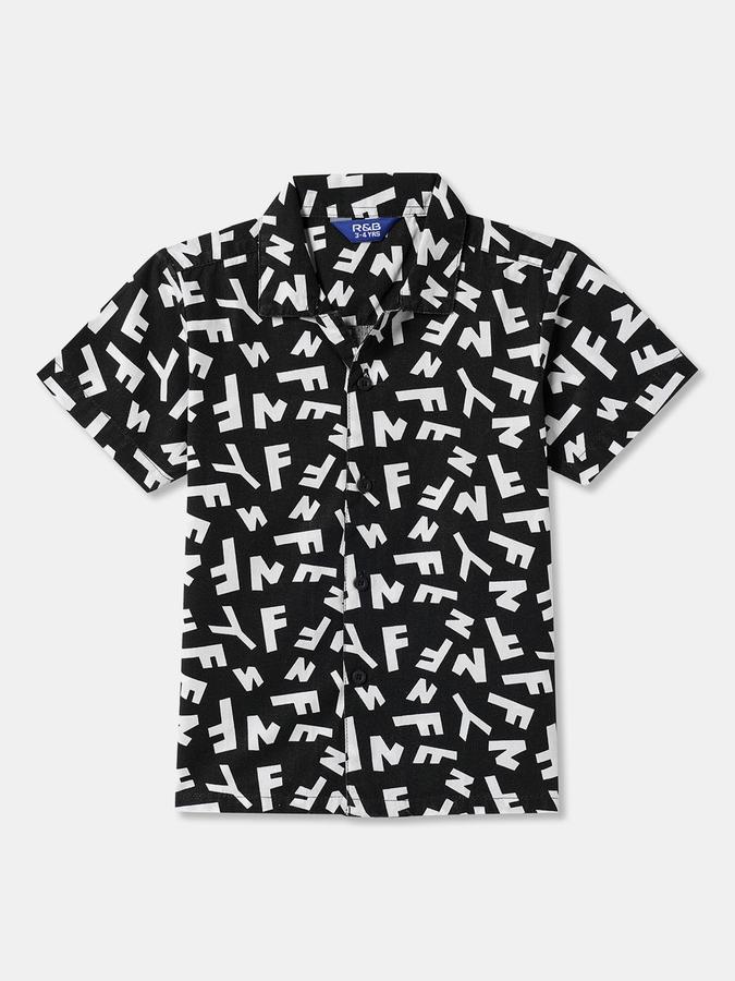 Boys Printed Casual Shirt