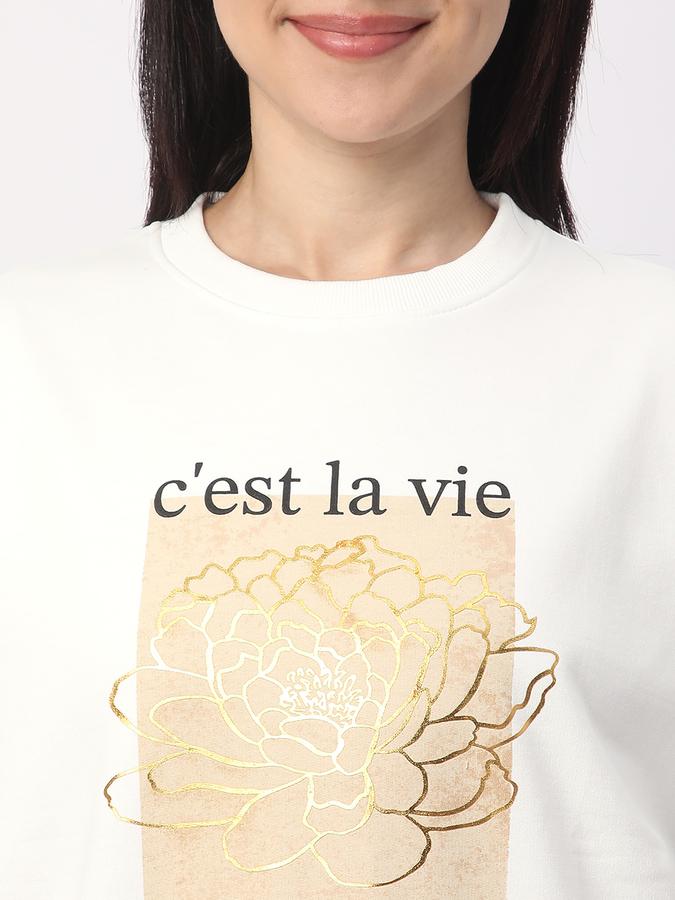 Full Sleeve Graphic Print Women Sweatshirt image number 3